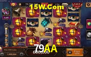 Sessão de jogo em andamento no aplicativo 79AA para Android